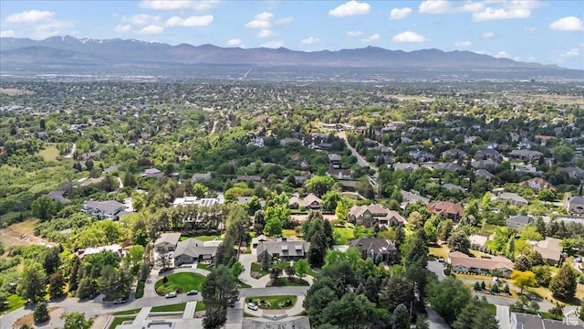 3 Dawn Hill Dr, Sandy, UT 84092 - aerial overview of property's location featuring mountains and nearby suburban area