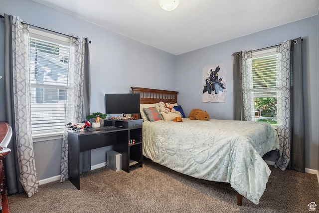 2058 Van Buren Ave, Ogden, UT 84401 - carpeted bedroom featuring multiple windows and baseboards