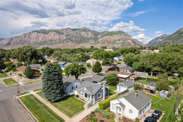 2058 Van Buren Ave, Ogden, UT 84401 - aerial perspective of suburban area with a mountain backdrop