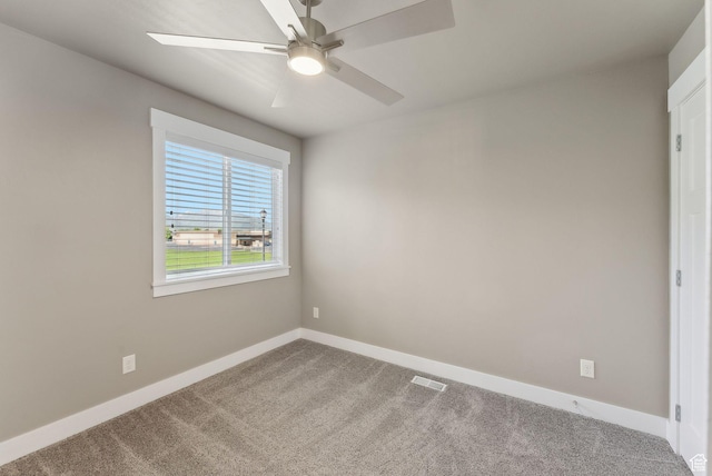 1184 S 2300 E, Spanish Fork, UT 84660 - carpeted empty room featuring a ceiling fan and baseboards