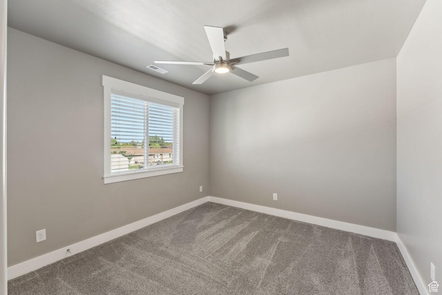 1184 S 2300 E, Spanish Fork, UT 84660 - carpeted spare room with ceiling fan and baseboards