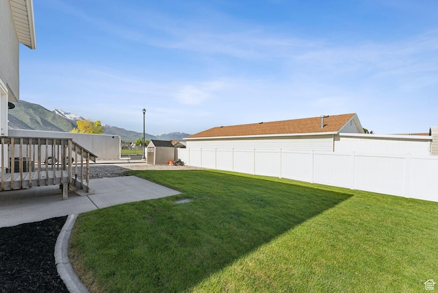 1184 S 2300 E, Spanish Fork, UT 84660 - view of yard with a patio and a mountain view