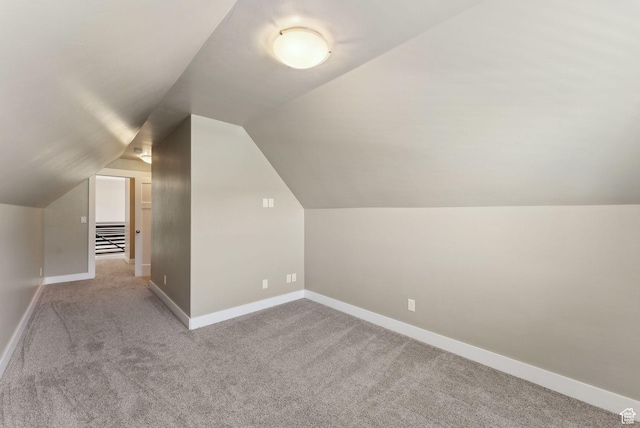 1184 S 2300 E, Spanish Fork, UT 84660 - additional living space featuring carpet flooring, lofted ceiling, and baseboards