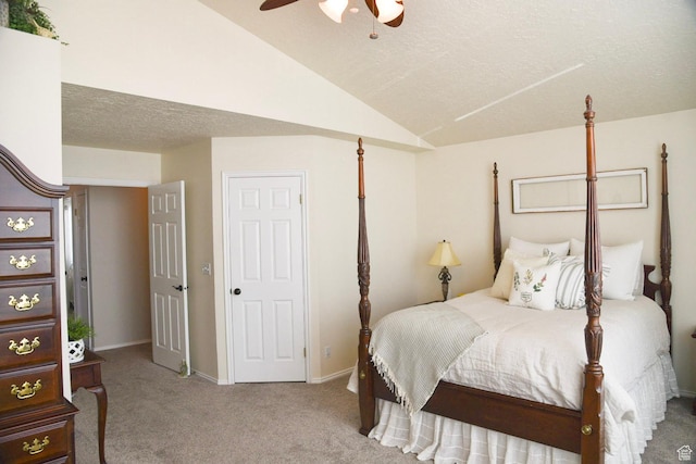 14114 S 3600 W, Bluffdale, UT 84065 - bedroom featuring carpet floors, baseboards, a ceiling fan, and vaulted ceiling