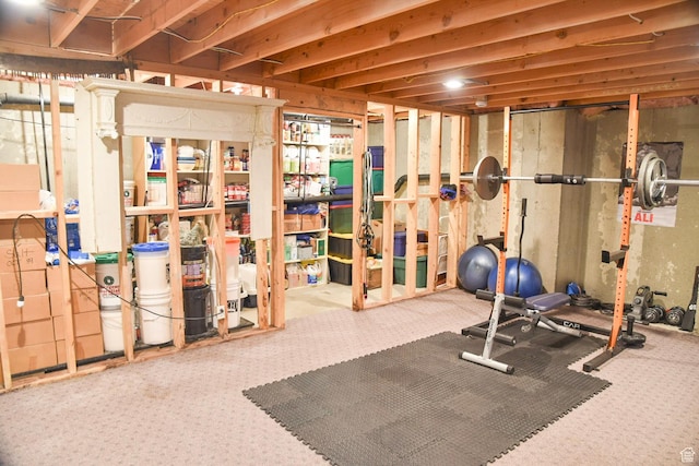 14114 S 3600 W, Bluffdale, UT 84065 - exercise area with carpet floors