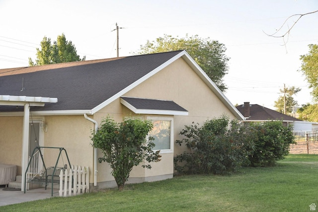 14114 S 3600 W, Bluffdale, UT 84065 - rear view of house featuring stucco siding