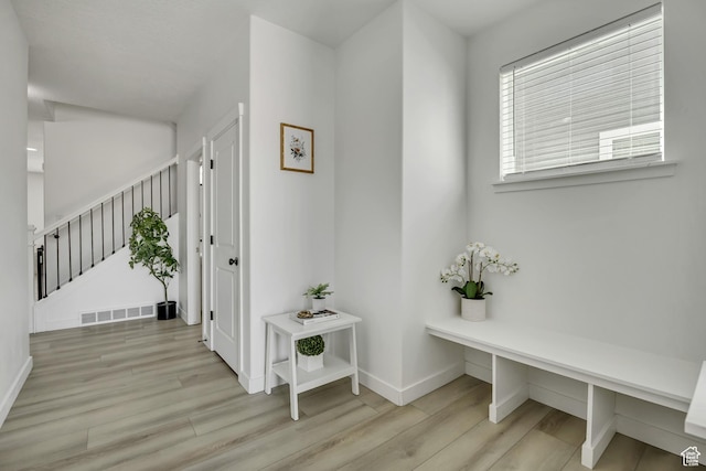 4214 E Sun Crest Dr Unit Lot68, Eagle Mountain, UT 84005 - mudroom with wood finished floors and baseboards