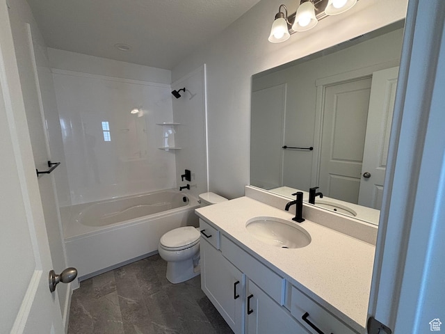 6889 W S Jordan Pkwy, South Jordan, UT 84009 - full bath featuring vanity, toilet, and bathtub / shower combination
