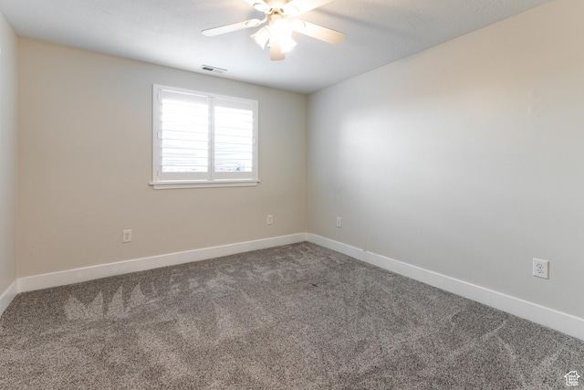 3380 S 930 W, Syracuse, UT 84075 - unfurnished room with carpet floors, ceiling fan, and baseboards