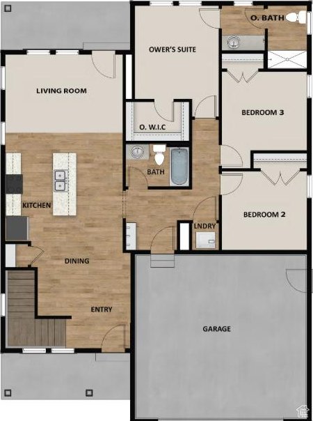 4625 N Fallow Way Unit 513, Eagle Mountain, UT 84005 - floor plan / room layout