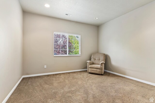 6512 S Timpanogos Way W, Taylorsville, UT 84129 - unfurnished room with carpet flooring, baseboards, and recessed lighting