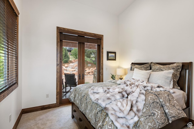 2314 E Flattop Mountain Dr Unit 89, Heber City, UT 84032 - carpeted bedroom with access to outside and baseboards