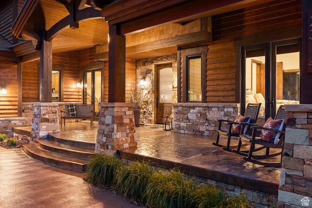 2314 E Flattop Mountain Dr Unit 89, Heber City, UT 84032 - view of covered porch