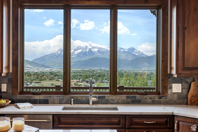 2314 E Flattop Mountain Dr Unit 89, Heber City, UT 84032 - kitchen featuring a sink, healthy amount of natural light, and tasteful backsplash