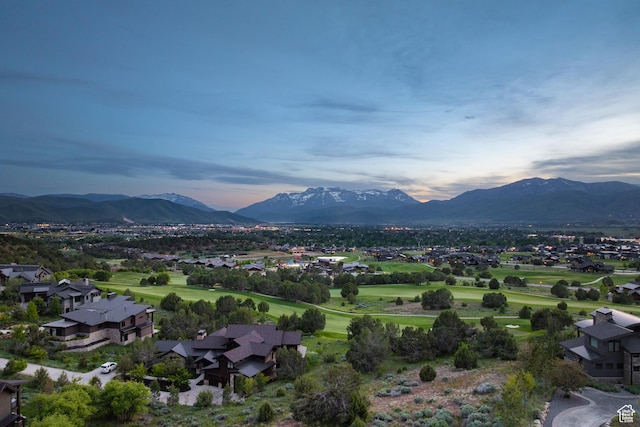 2314 E Flattop Mountain Dr Unit 89, Heber City, UT 84032 - mountain view with nearby suburban area and a golf club