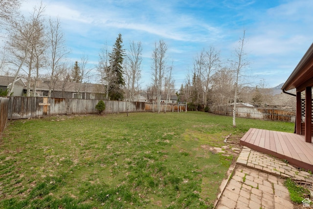 2003 Venus Ct, Park City, UT 84060 - view of yard featuring a wooden deck