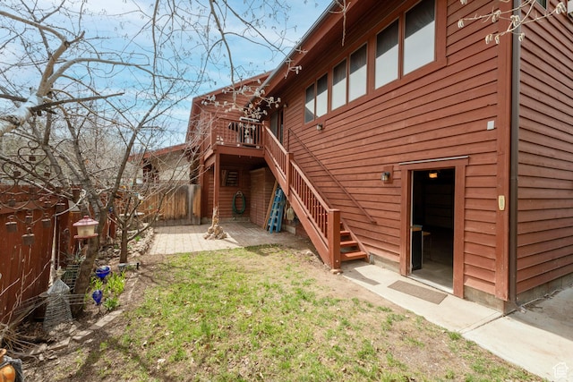 2003 Venus Ct, Park City, UT 84060 - back of property featuring stairway and a deck