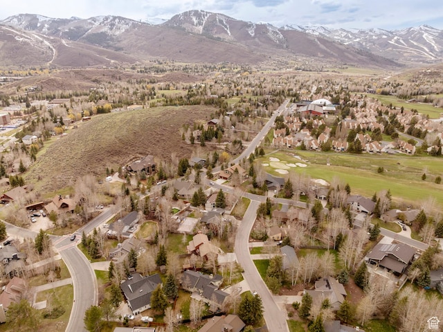 2003 Venus Ct, Park City, UT 84060 - aerial view of property's location featuring mountains and nearby suburban area