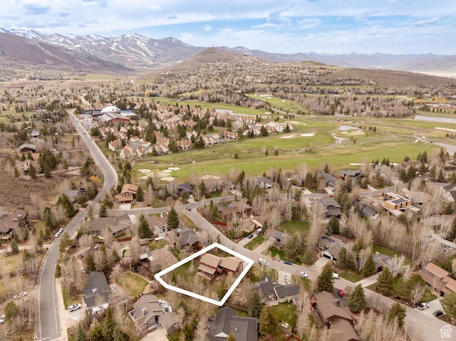 2003 Venus Ct, Park City, UT 84060 - view of property location featuring property boundaries highlighted, a local golf course, a mountainous background, and nearby suburban area