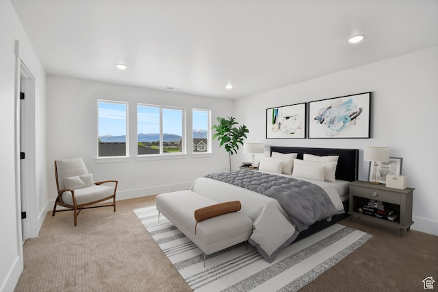 1309 E 370 S, Payson, UT 84651 - bedroom with carpet floors, baseboards, and recessed lighting