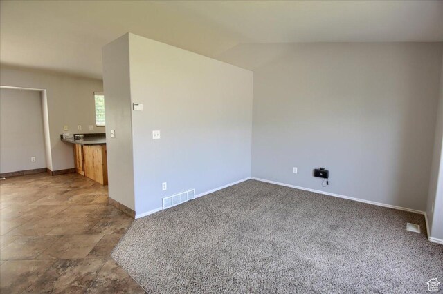 2086 S 50 E, Clearfield, UT 84015 - empty room featuring baseboards and lofted ceiling