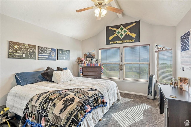 14263 S Morning Light Dr W, Herriman, UT 84065 - bedroom with carpet floors, baseboards, and a ceiling fan