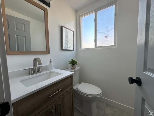 9152 S Cripple Creek Cir W, West Jordan, UT 84088 - half bath with toilet, vanity, and baseboards