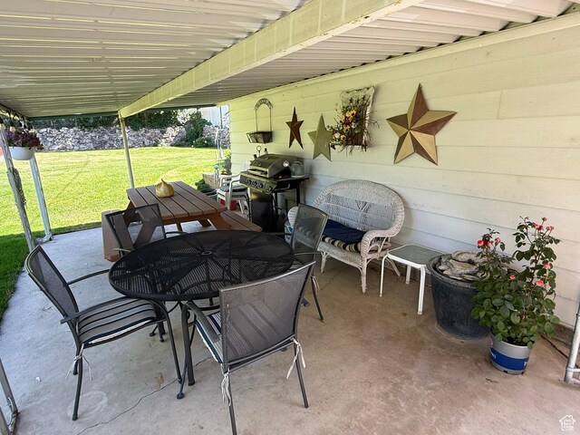272 E 3000 N, North Ogden, UT 84414 - view of patio / terrace with outdoor dining space and area for grilling