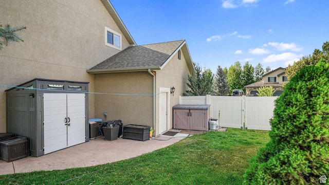1988 Fieldstone Ln, Heber City, UT 84032 - view of property exterior with a gate, stucco siding, and a shingled roof