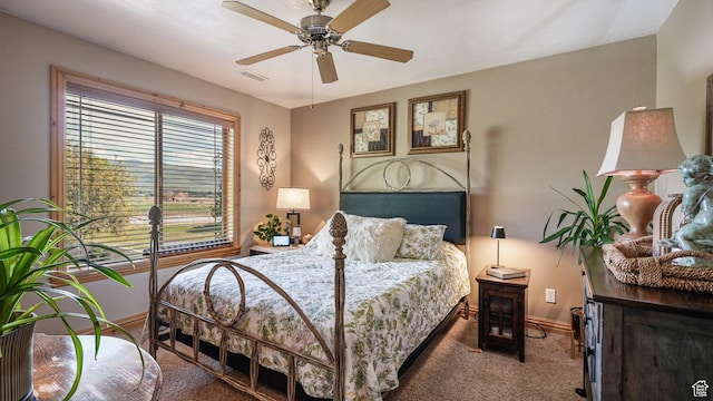 1988 Fieldstone Ln, Heber City, UT 84032 - bedroom with carpet flooring, baseboards, and ceiling fan