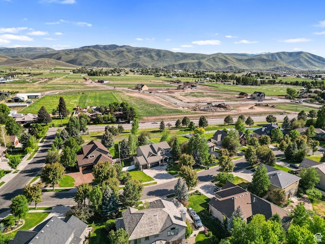 1988 Fieldstone Ln, Heber City, UT 84032 - aerial view of residential area featuring a mountainous background