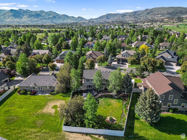 1988 Fieldstone Ln, Heber City, UT 84032 - aerial perspective of suburban area featuring a mountainous background