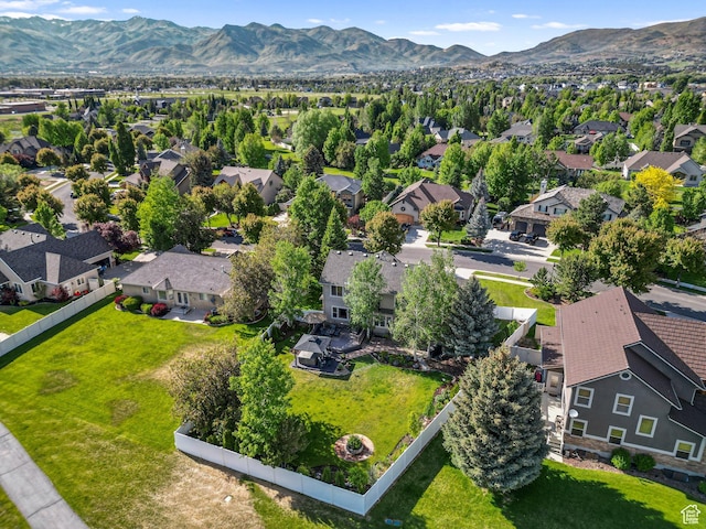 1988 Fieldstone Ln, Heber City, UT 84032 - aerial perspective of suburban area featuring a mountainous background