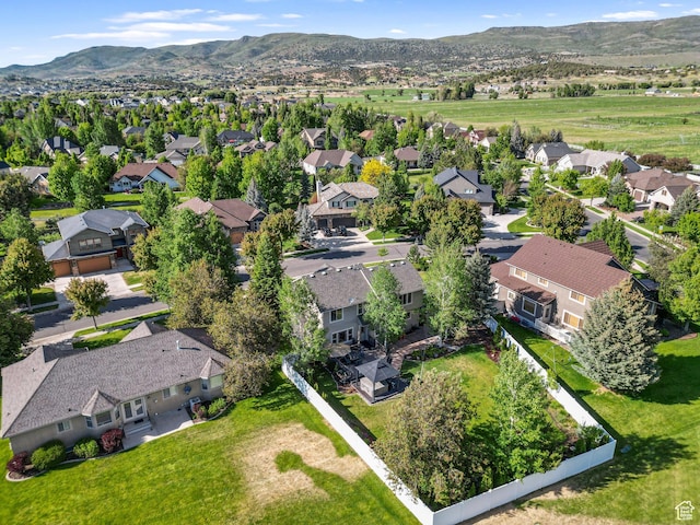 1988 Fieldstone Ln, Heber City, UT 84032 - aerial perspective of suburban area featuring mountains