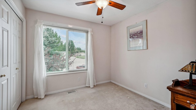677 E 110 N, Heber City, UT 84032 - unfurnished bedroom with multiple windows, light carpet, a closet, and baseboards