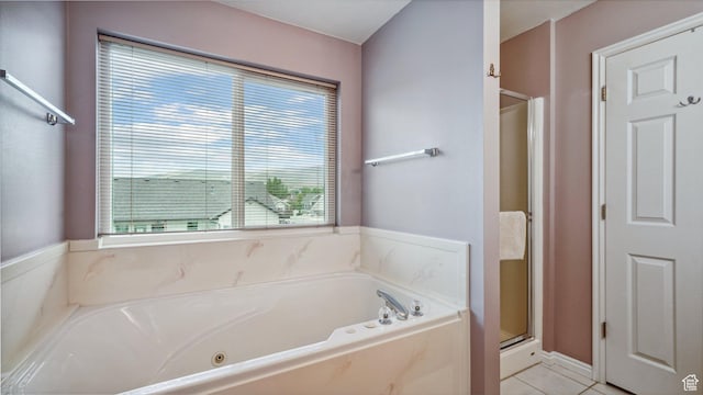 677 E 110 N, Heber City, UT 84032 - full bath featuring plenty of natural light, a jetted tub, and a stall shower