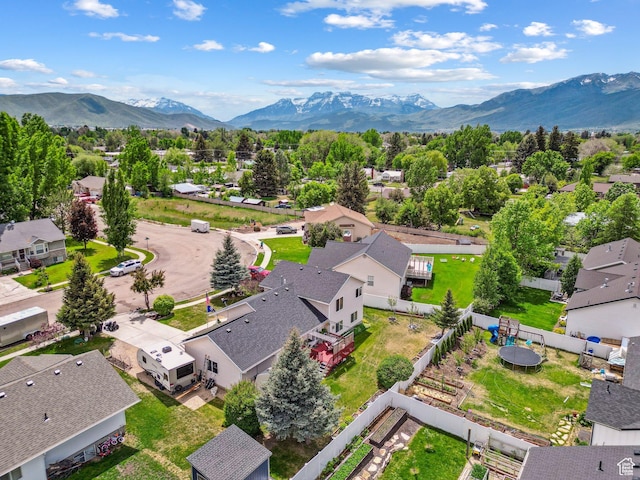 677 E 110 N, Heber City, UT 84032 - aerial view of residential area with a mountain backdrop
