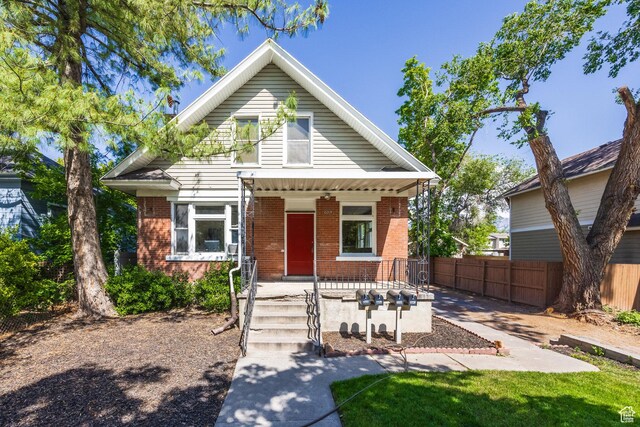 2269 S Green St Unit 1-4, Salt Lake City, UT 84106 - bungalow-style house with brick siding and a porch