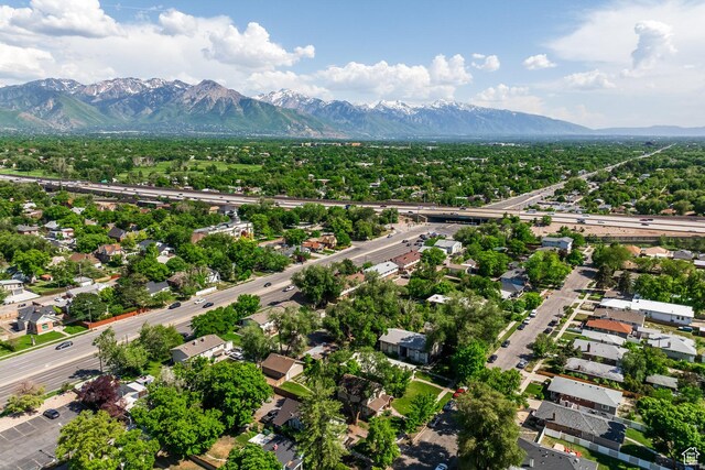 2269 S Green St Unit 1-4, Salt Lake City, UT 84106 - aerial perspective of suburban area featuring a mountainous background and a main thoroughfare