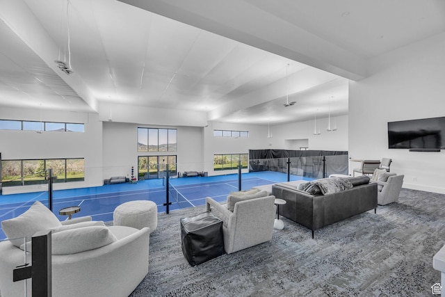 1735 Red Hawk Trl, Park City, UT 84098 - living room with carpet flooring