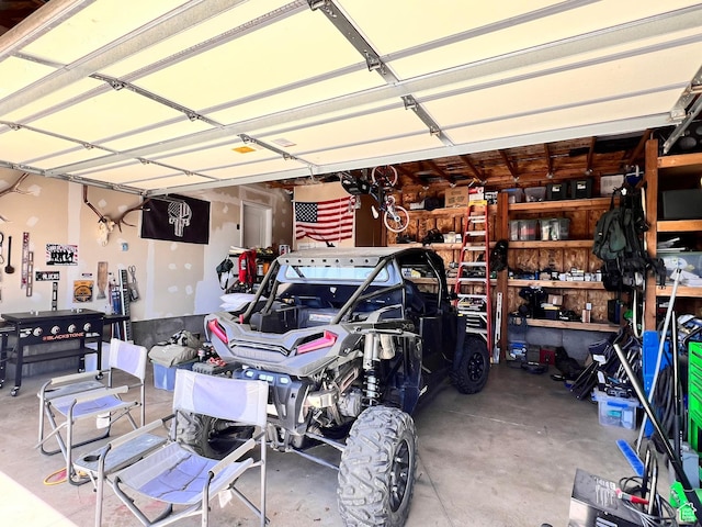 505 W 300 N, Orangeville, UT 84537 - garage featuring a workshop area