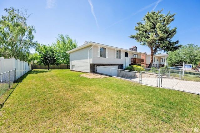 8026 S Erique Way, Cottonwood Heights, UT 84093 - view of yard with driveway and a garage
