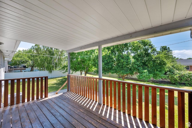 8026 S Erique Way, Cottonwood Heights, UT 84093 - view of wooden deck
