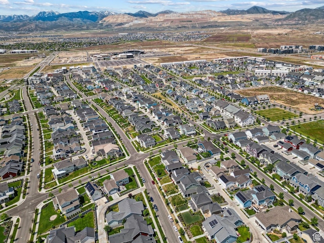 5028 W Lake Terrace Ave, South Jordan, UT 84009 - aerial view of property's location with mountains and nearby suburban area