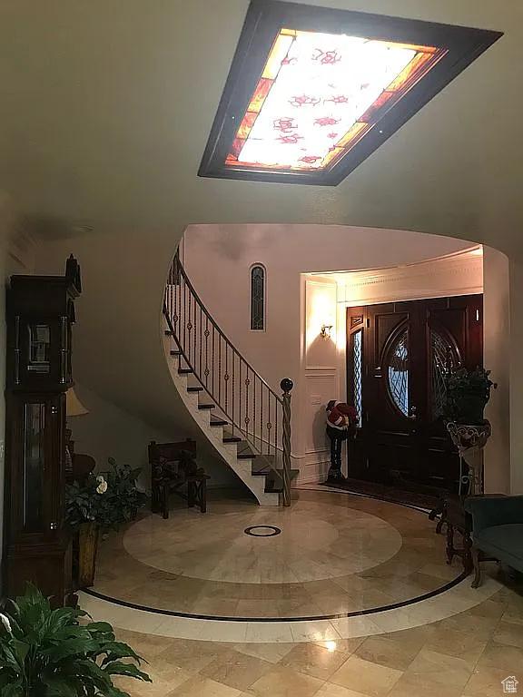 4093 Imperial Way, Provo, UT 84604 - entrance foyer with stairway