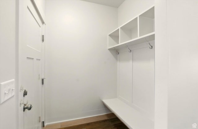 222 W 825 S, Willard, UT 84340 - mudroom with dark wood-type flooring and baseboards