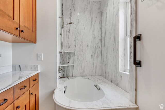 15 S 1200 E, Salt Lake City, UT 84102 - bathroom with vanity and bathing tub / shower combination