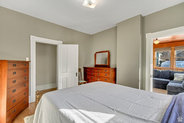 15 S 1200 E, Salt Lake City, UT 84102 - bedroom featuring light wood finished floors and baseboards