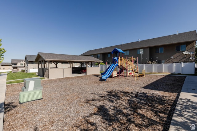 691 N 240 E Unit 39, Smithfield, UT 84335 - communal playground with a gazebo and a residential view