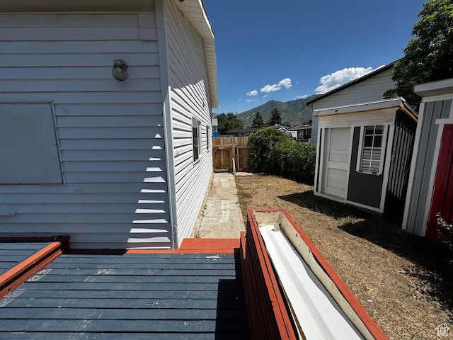 635 N Chimesview Cir E, Tooele, UT 84074 - deck with a mountain view